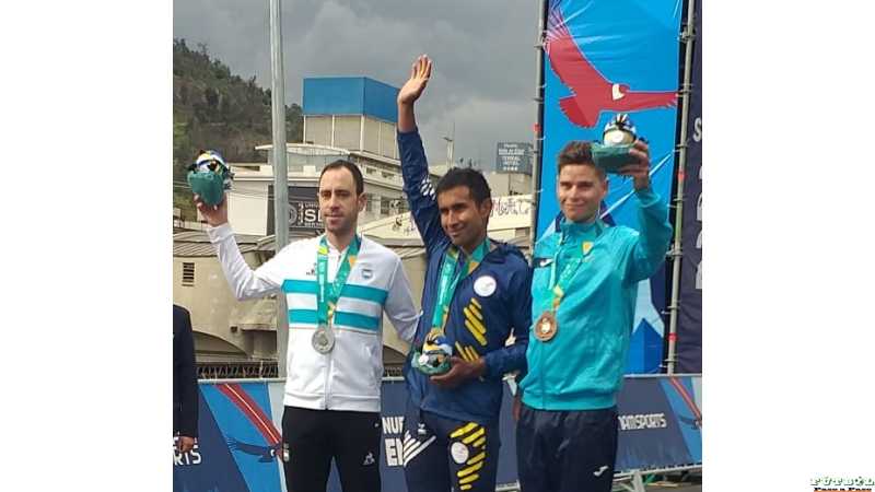 Eduardo Sepulveda Ciclista consiguió la medalla plateada en la ruta de Chile( VER MAS FOTOS)