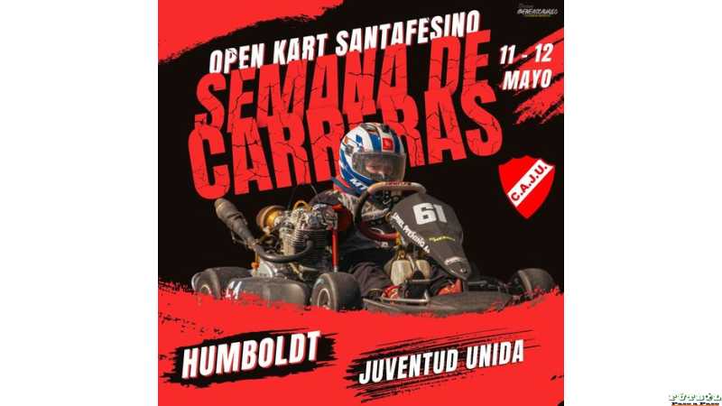 Sábado y Domingo 11 y 12 Mayo Open Kart Santafesino en Club Juv Unida de Humboldt