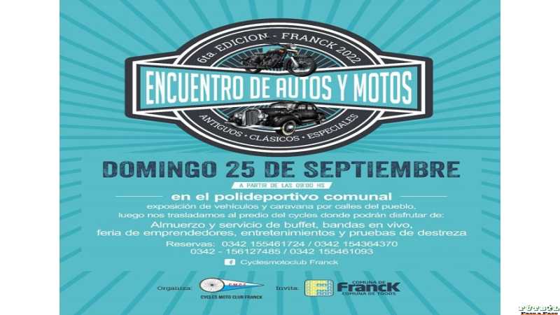 Franck «Encuentro de Autos y Motos Antiguos, Clásicos y Especiales» 25-9-2022