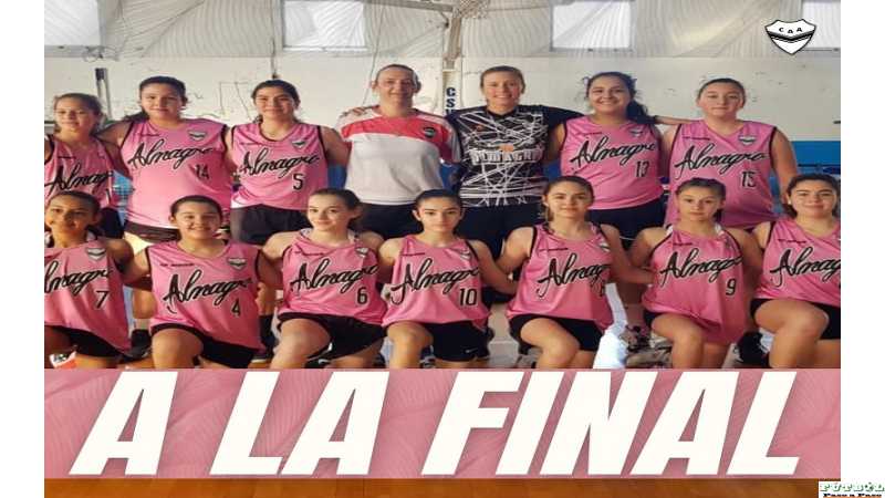 Las chicas U18 de Almagro clasificaron al cuadrangular final de la liga federativa.