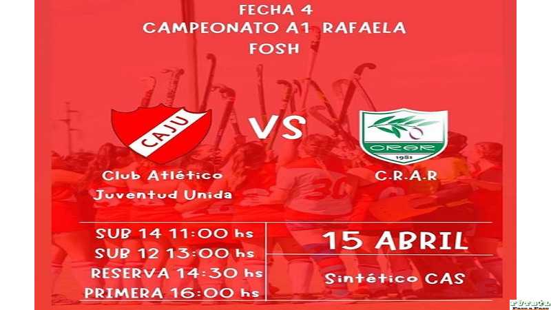 ¡Este fin de semana jugamos .Nos toca de local, recibimos a CRAR. ¡¡Vení a alentar!!