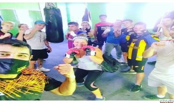 "Torito" Paniagua trabaja en su gimnasio