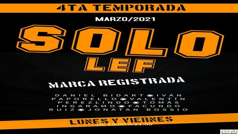 Lunes y viernes de 19,00 a 21,00 Toda la Liga Esperancina escuchala en futbolpasoapaso.com.ar