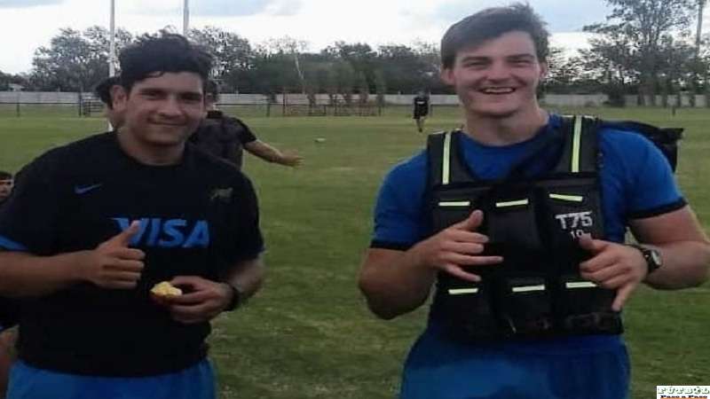 Mateo Nuñez de Esperanza y Pedro Rubiolo Rafaelino comenzaron hoy lunes en Rosario practicas