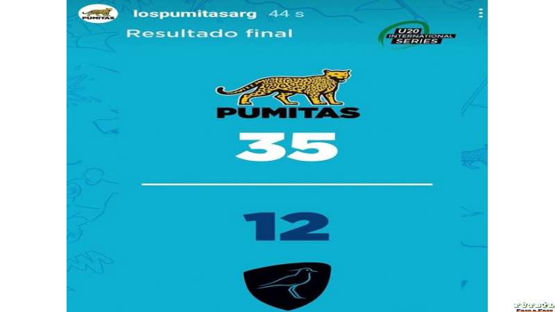 Pumitas sub 20 ganaron hoy a Uruguay y deberá disputar final con Sudafrica