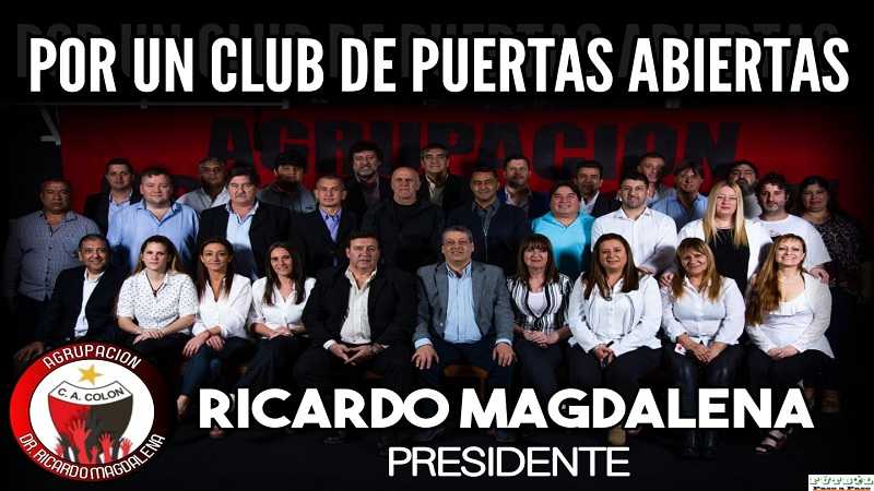 Ricardo Magdalena y su gente notifica que los socios del interior voten 