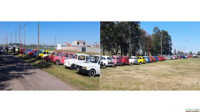 Domingo esplendido para reunir a los Fiat 600 en Humboldt