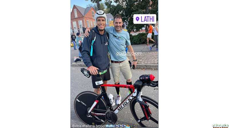 Emiliano Estrubia y Luis Tschopp participaron del IROMAN en Finlandia 3400 atletas