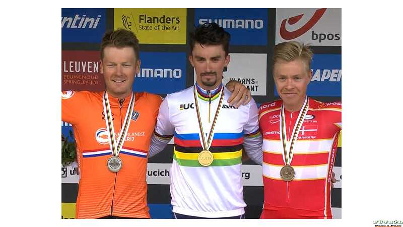 Julian Alaphilippe revalida su título de Campeón del Mundo de ciclismo en ruta