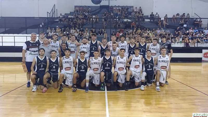 Los U19 de Almagro ganaron el clásico y afrontan Final Four Liga