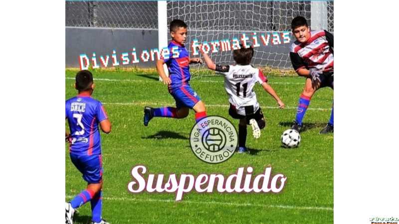 Torneo "Julián Emmert": Divisiones formativas, suspendida 