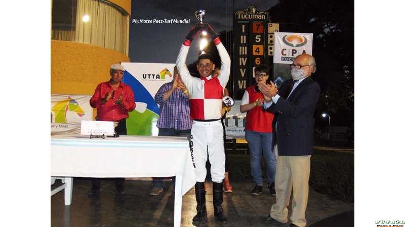 Brian Enrique ganó el clásico velocidad en el Hipódromo de Tucumán