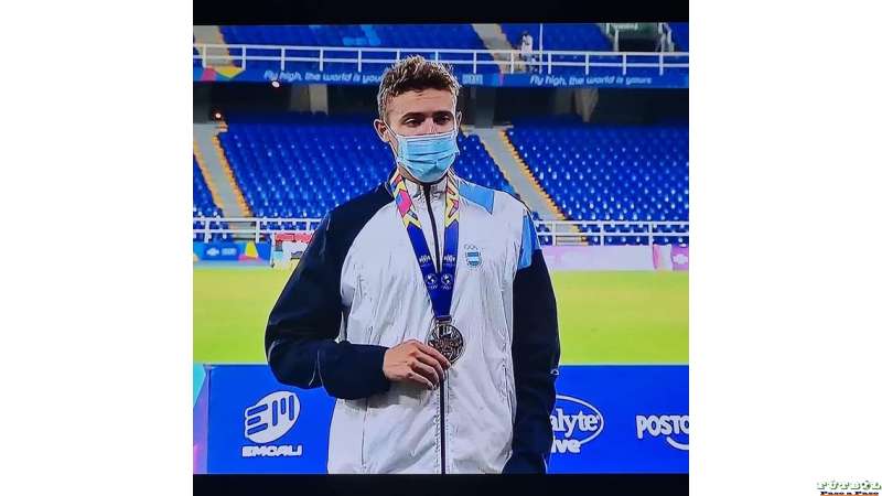 Jose Zabala medalla de Bronce Juegos Panamericanos Junior en Cali Colombia tercer lugar