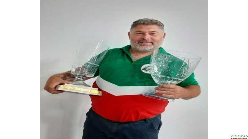 Ale Cordoba campeón del campeonato anual de Costa del Club caza y pesca Esperanza. 