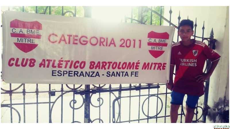 Yael Ruiz Diaz cat. 2011 del Club Bme Mitre viaja a Posadas a disputar en una semana para Club River Plate 