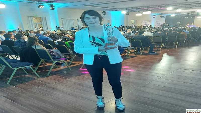 Romi Bolatti fue galardonada con el premio Olimpia de Plata como mejor jugadora de bochas en la Argentina del año 2021