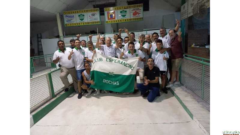Esperancino campeón 2021 de la asociación Esperancina de bochas  2021