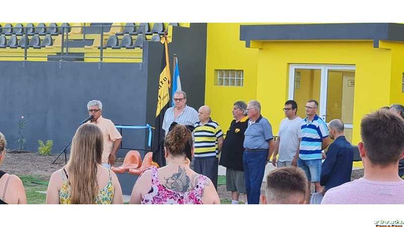 Club Sarmiento de Humboldt inaguró las obras de los nuevos vestuarios,tribunas,plateas y cabinas