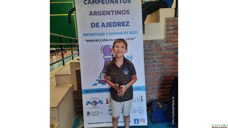 Salvador Cáceres, de Recreo entre los mejores del mundo en su categoría de Ajedrez