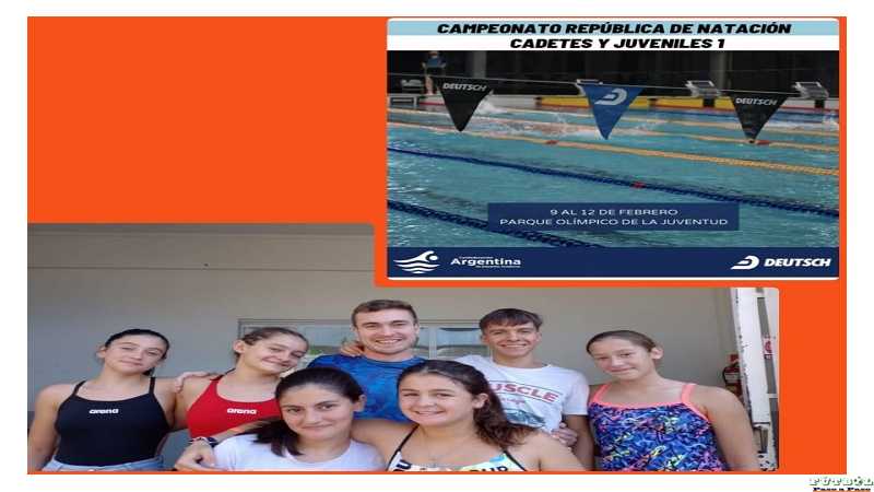 Seis nadadores del LTCE viajan al Nacional “República” de Parque Roca