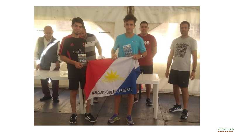 Santiago Zabala de Humboldt 1°puesto en Maratón Santo Tomás de Aquíno. Santo Tomé.