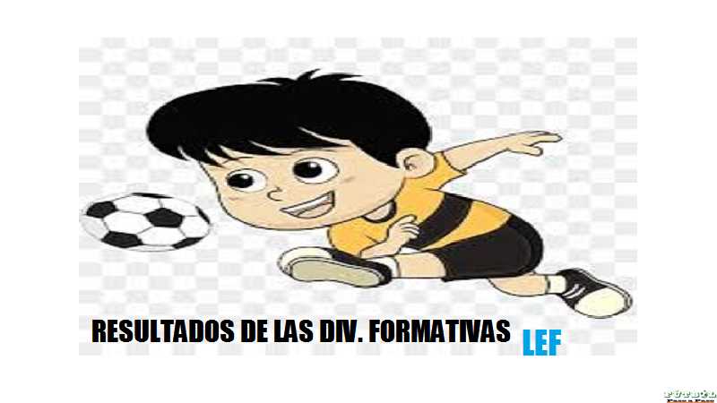  Tablas y resultados al termino de la primera fecha del torneo  "Carlos Perino" Formativas LEF