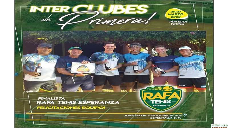 Rafa Tenis organizó magnífica apertura Interclubes de tenis