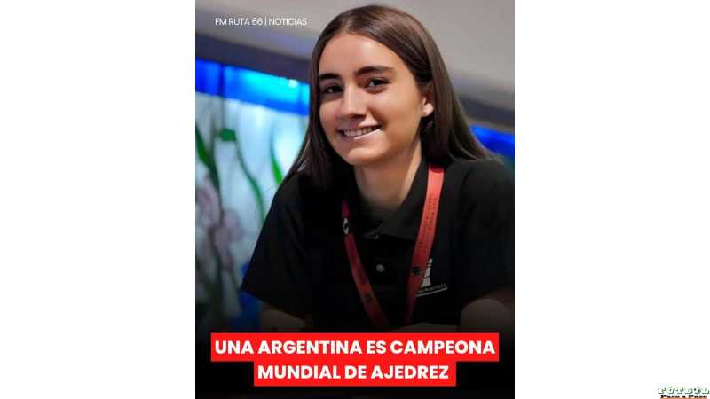Candela Francisco ganó el mundial Sub 20 de Ajedrez y es la primera mujer argentina en lograrlo