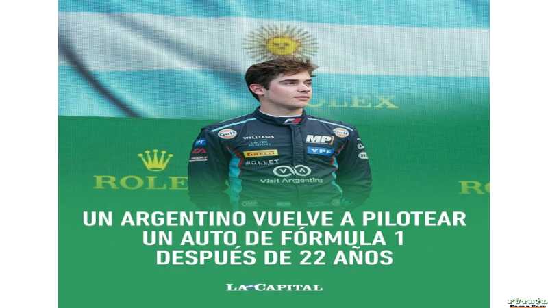 Luego de 22 años, un piloto argentino formará parte de un ensayo oficial de la Fórmula 1 llamado 'Rookie Test' en Abu Dhabi.