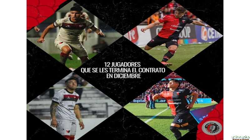 Futbolistas del Club Colon de Santa Fe que quedarían libres en Diciembre.