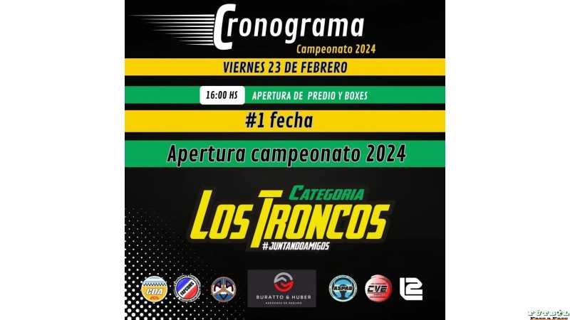 Viernes 22 sábado 23 Domingo 24febrero Categoria Los Troncos en Esperanza ( VER MAS INFORMES)