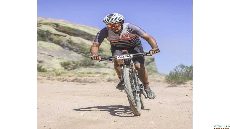 Eduardo Fabian Collomb estuvo en la vuelta de las altas cumbres en Mina Clavero Cba( VER 7 FOTOS)