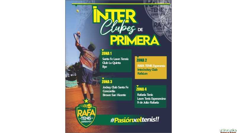 El “Rafa Tenis” organiza para este fin de semana el 2do. Torneo Interclubes de Mayores.