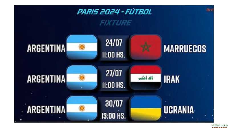 Se conoció el tercer rival de Argentina en los Juegos Olímpicos de Paris 2024. Irak completará el grupo