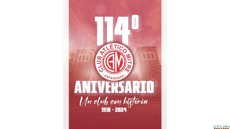 Saludos del Club Bartolome Mitre a sus asociados y simpatizantes en sus 114 años