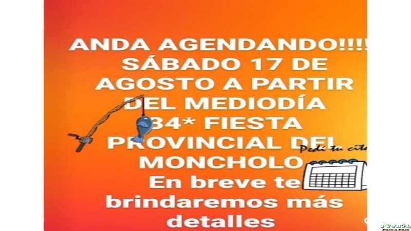 Se anuncio La fiesta del moncholo se realiza el 17 de Agosto 2024 en Esperanza