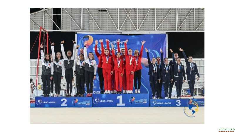El bronce obtenido por el seleccionado de Argentina Juvenil en el Panamericano de Gimnasia Artística