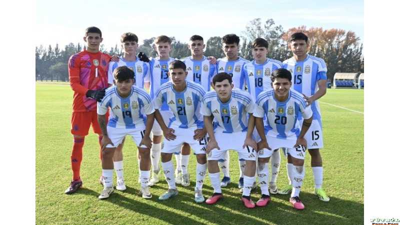 La Selección Argentina Sub-17 empató 2-2 ante Estados Unidos en un partido amistoso