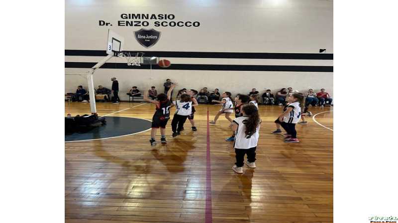 Alma Juniors fue anfitrión de un gran encuentro de básquet infantil