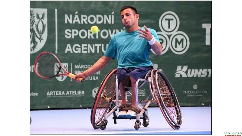 Tenis adaptado Ezequiel Casco otra vez campeón en dobles