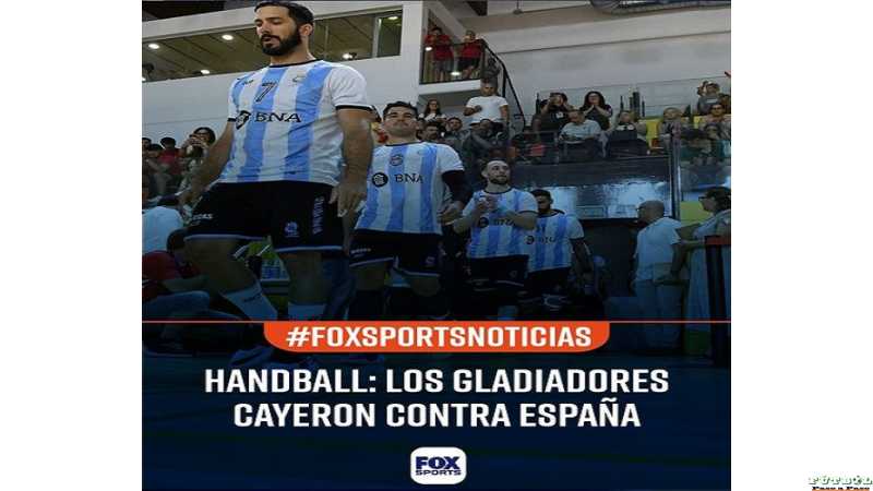 La Selección Argentina de handball cayó frente a España por 40-29 en Barcelona.