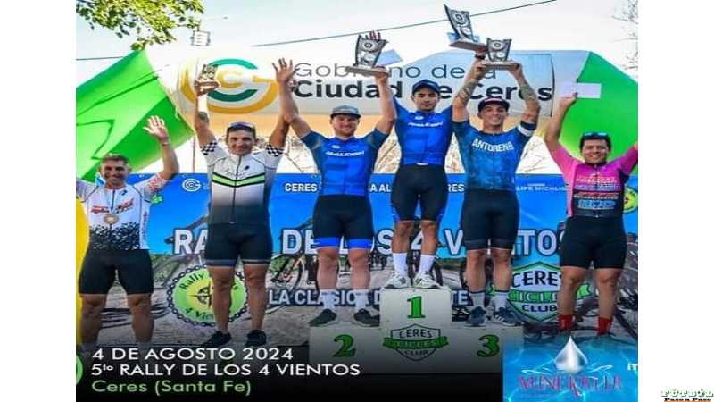 Jorgito Mathieu sigue subiendo podios, Rally de los 4 vientos CERES (SANTA FE) 2° Puesto cat. PRO