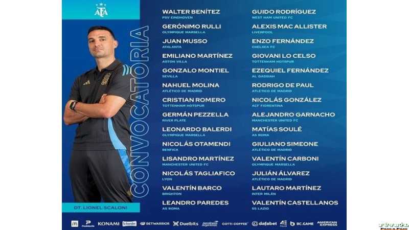 Lionel Scaloni entregó la lista para los partidos ante Chile y Colombia en septiembre.sin Messi