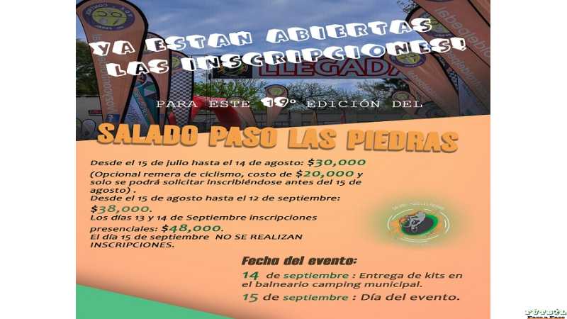 19° edición de la competencia Salado - Paso de las piedras 15 Septiembre 2024