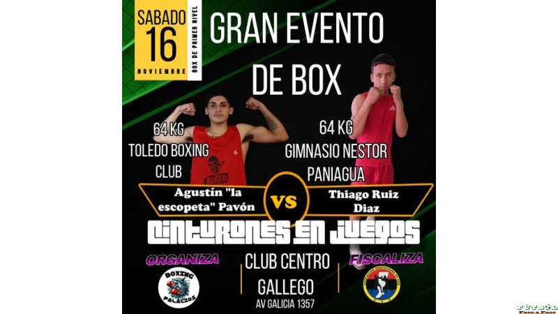 Sábado 16-11-2024 gran velada de Boxeo en Sta Fe