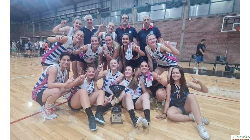 Básquet femenino U18: Alma Juniors le ganó el clásico a Almagro en la final y es campeón 
