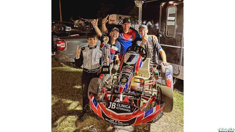 Lucas Yori logró el subcampeonato. en Suardi ( VER NOTA Y 4 FOTOS)