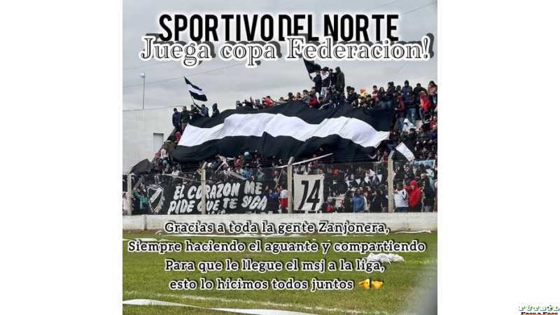 Se logró lo que pedia Sportivo del Norte jugara Copa Federación