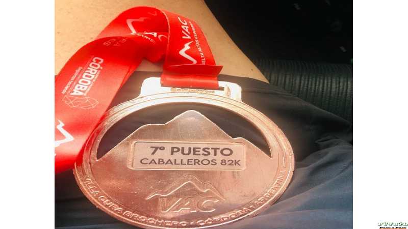 Eduardo Collomb estuvo en las Altas Cumbres 82 km ( VER VIDEO Y FOTOS)