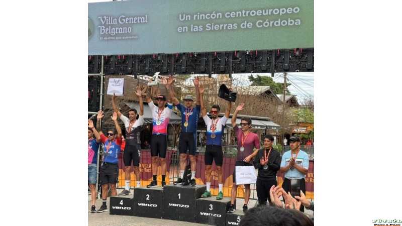 La Villa Bike Race (Villa General Belgrano) siguen los podios para jorgito Mathieu (VER 2 FOTOS MAS )